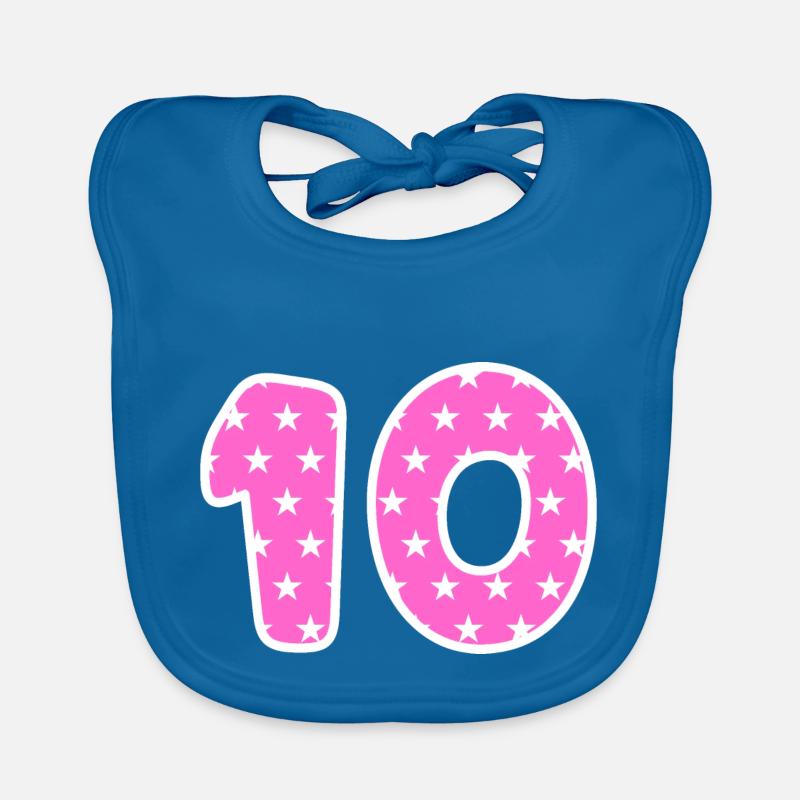 Dix Bavoir bio Bébé