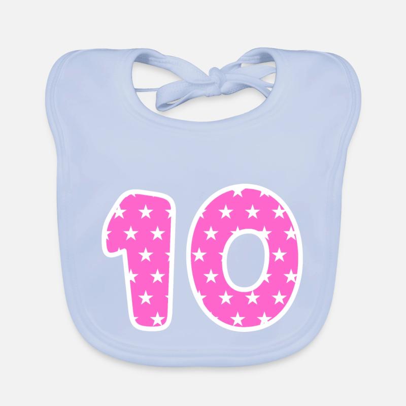 Dix Bavoir bio Bébé