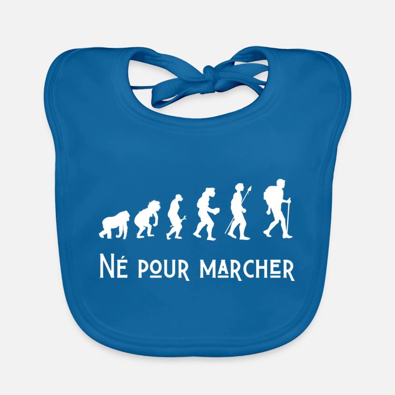 né pour marcher évolution Bavoir bio Bébé