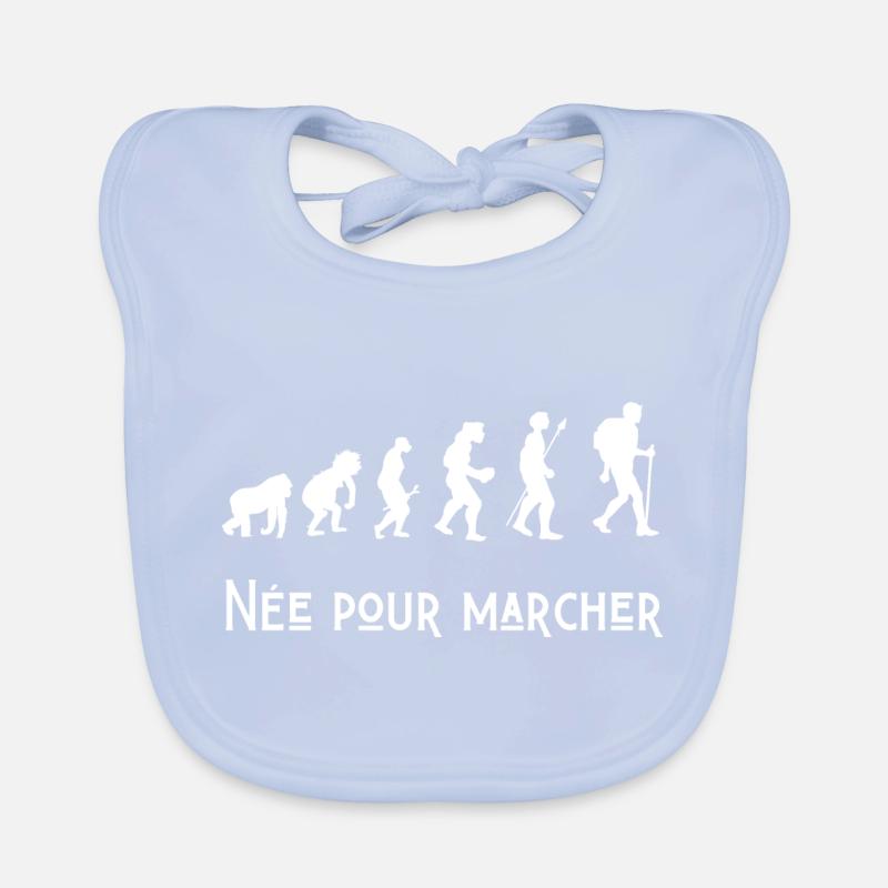 née pour marcher évolution Bavoir bio Bébé
