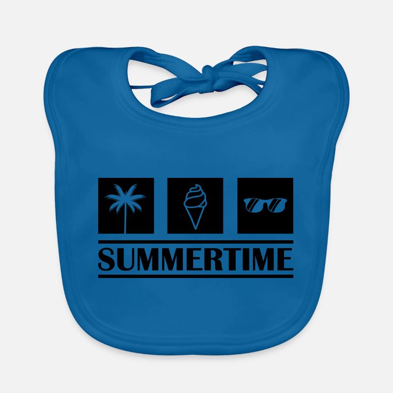 Summertime Organic Baby Bibs