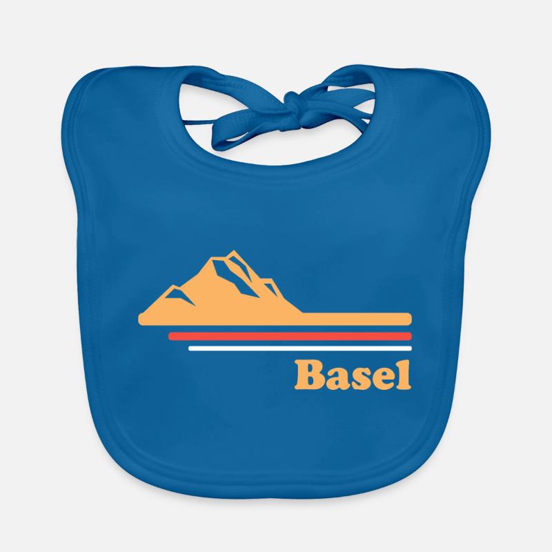 Basel Stadt Schweiz Geschenkidee Baby Bio-Lätzchen