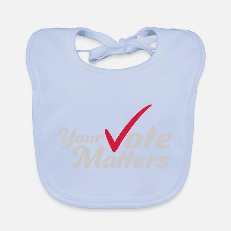 votre vote compte citation Bavoir bio Bébé