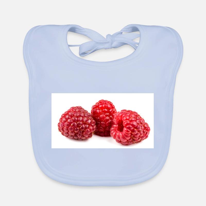 Himbeere. raspberry Baby Bio-Lätzchen