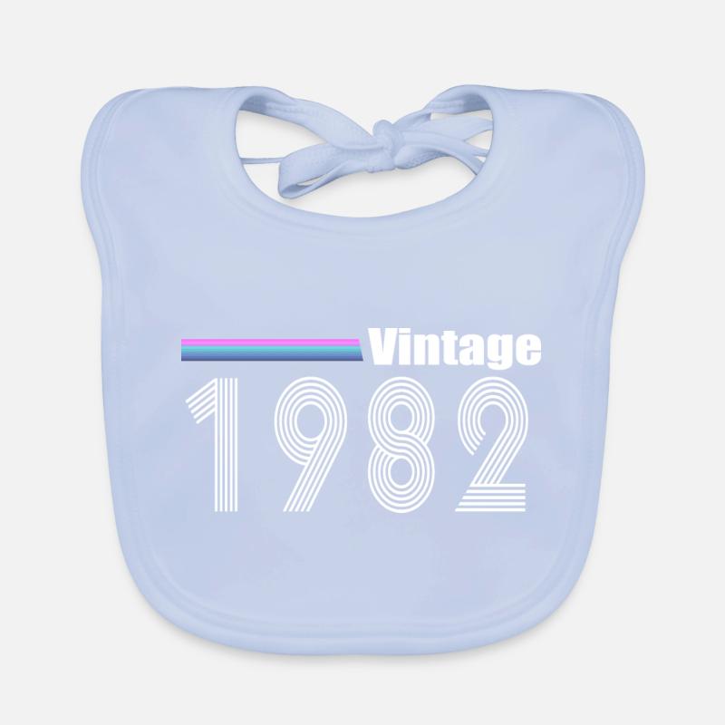 Millésime 1982 Bavoir bio Bébé