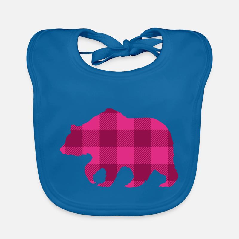 Mutter Bär Mama Geschenk Mädchen Weihnachten rosa Baby Bio-Lätzchen
