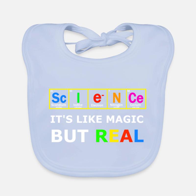 Science magic chemistry elements Christmas Organic Baby Bibs