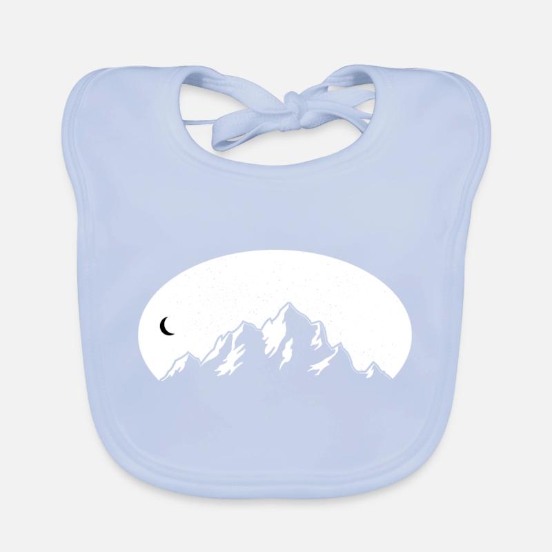 Conception de montagne Wanderer Bavoir bio Bébé