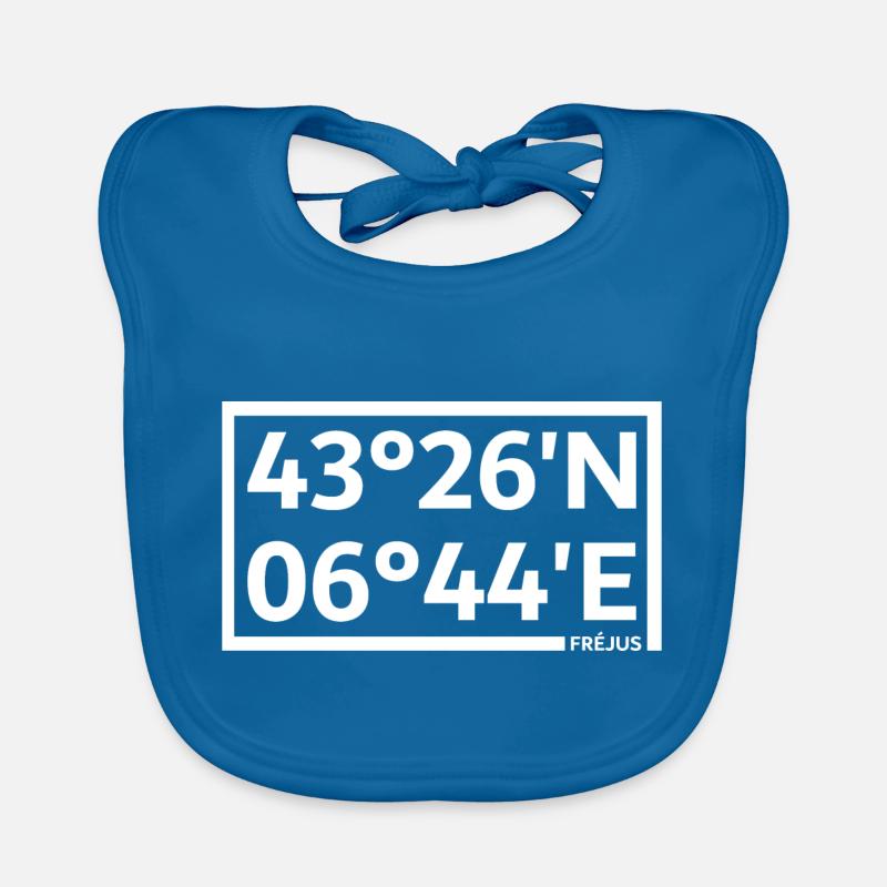 Fréjus coordinates Organic Baby Bibs