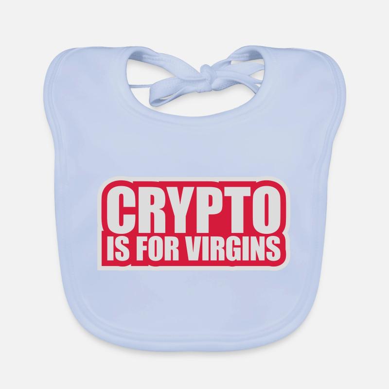 Crypto est pour les vierges Bavoir bio Bébé
