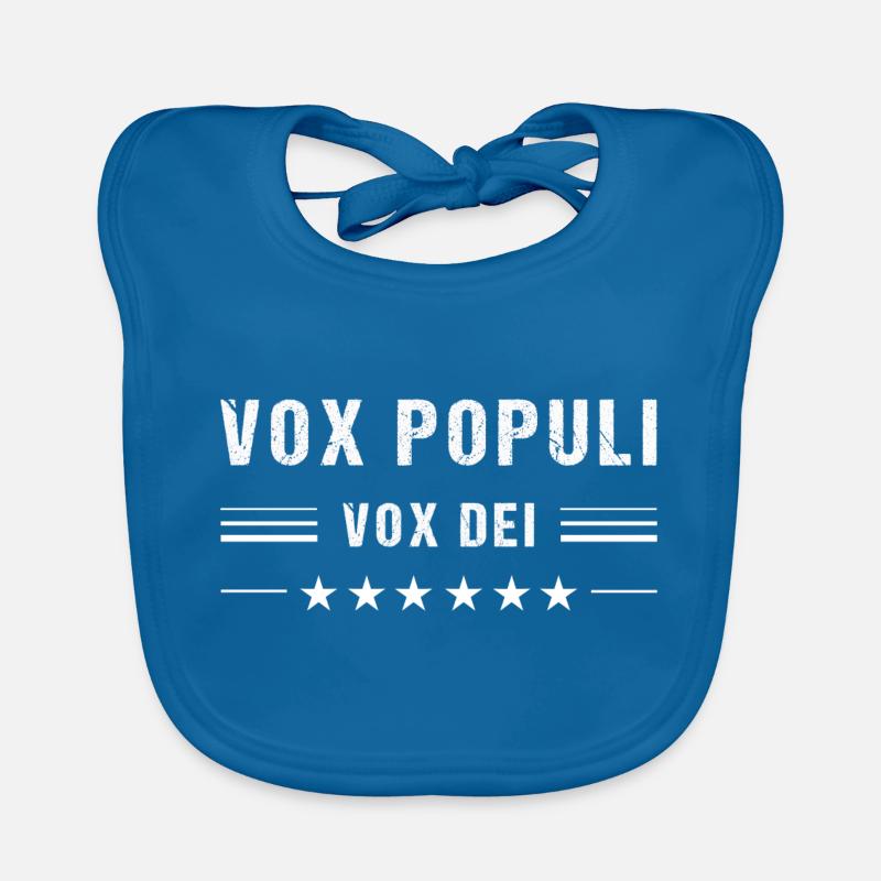 VOX POPULI VOX DEI Organic Baby Bibs