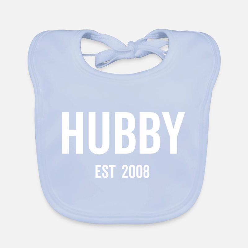 Hubby Est 2008 Organic Baby Bibs