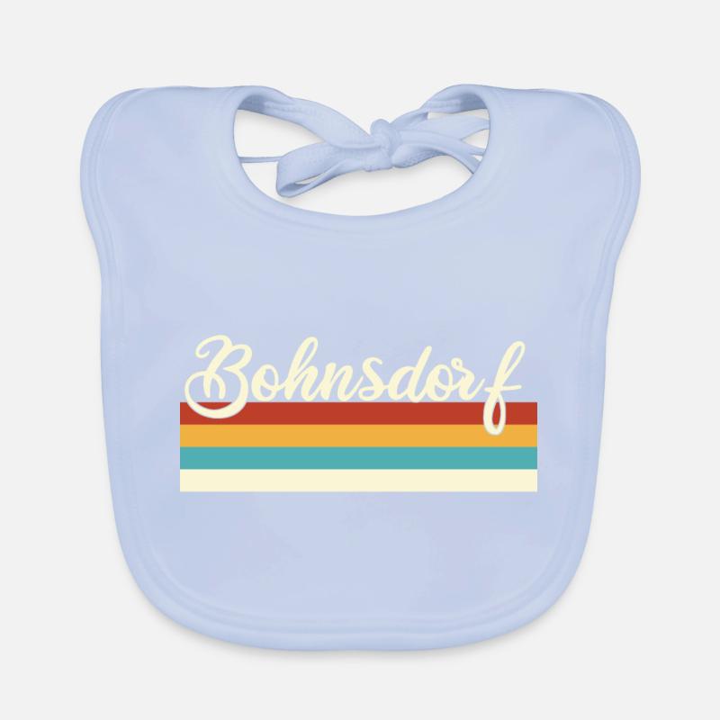 Bohnsdorf - Treptow - Köpenick - Berlin - Retro Baby Bio-Lätzchen