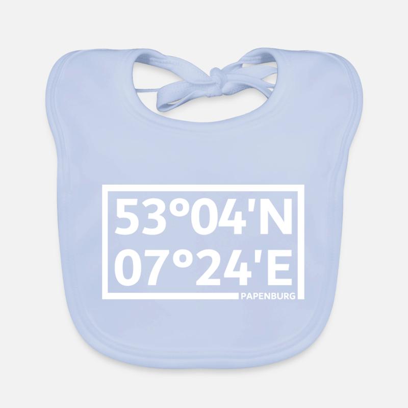 Papenburg coordinates Organic Baby Bibs
