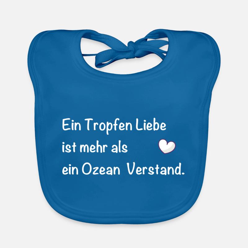 Spruch Liebe Romantisch Baby Bio-Lätzchen