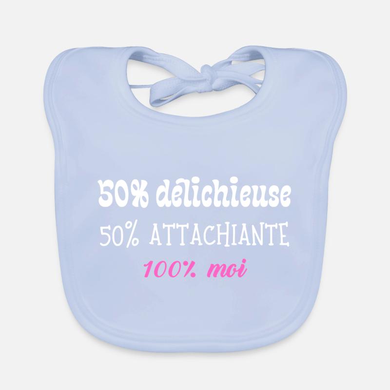 Delichieuse et attachiante Bavoir bio Bébé