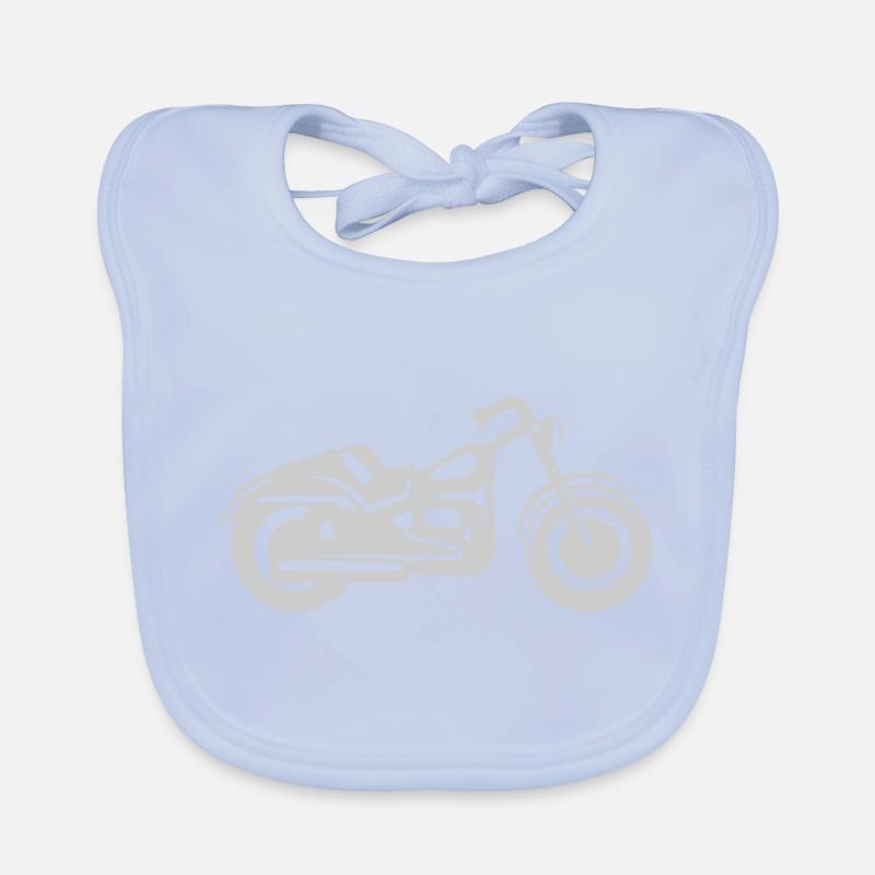 Motorcycle Organic Baby Bibs
