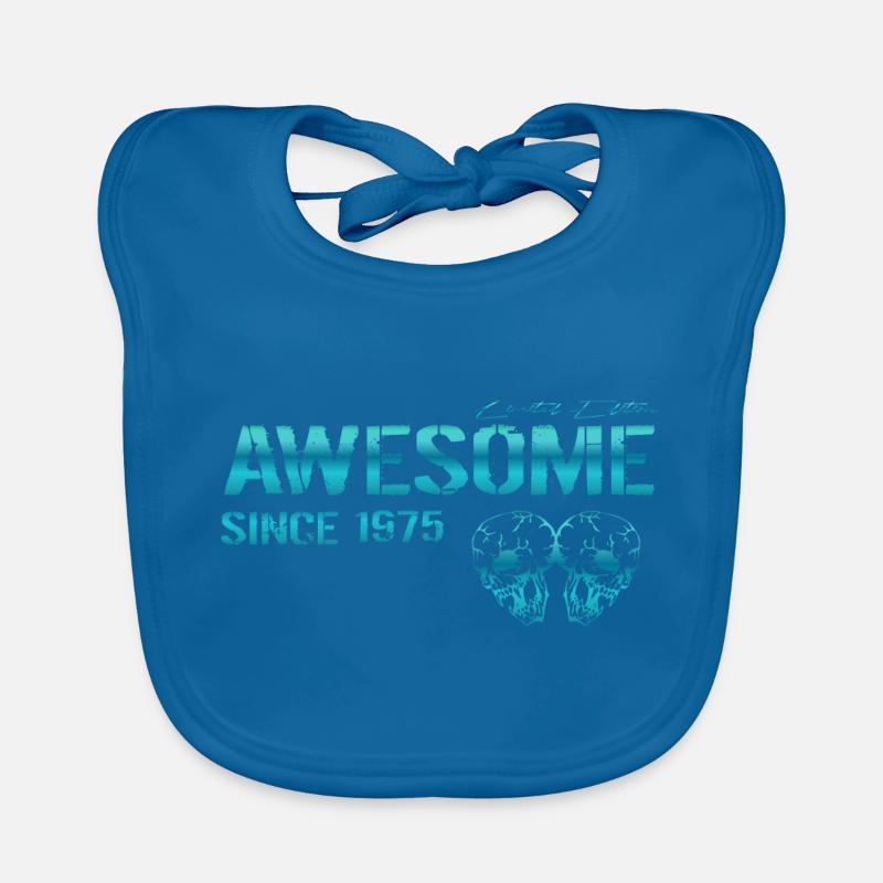 Awesome since 1975 Gift Organic Baby Bibs