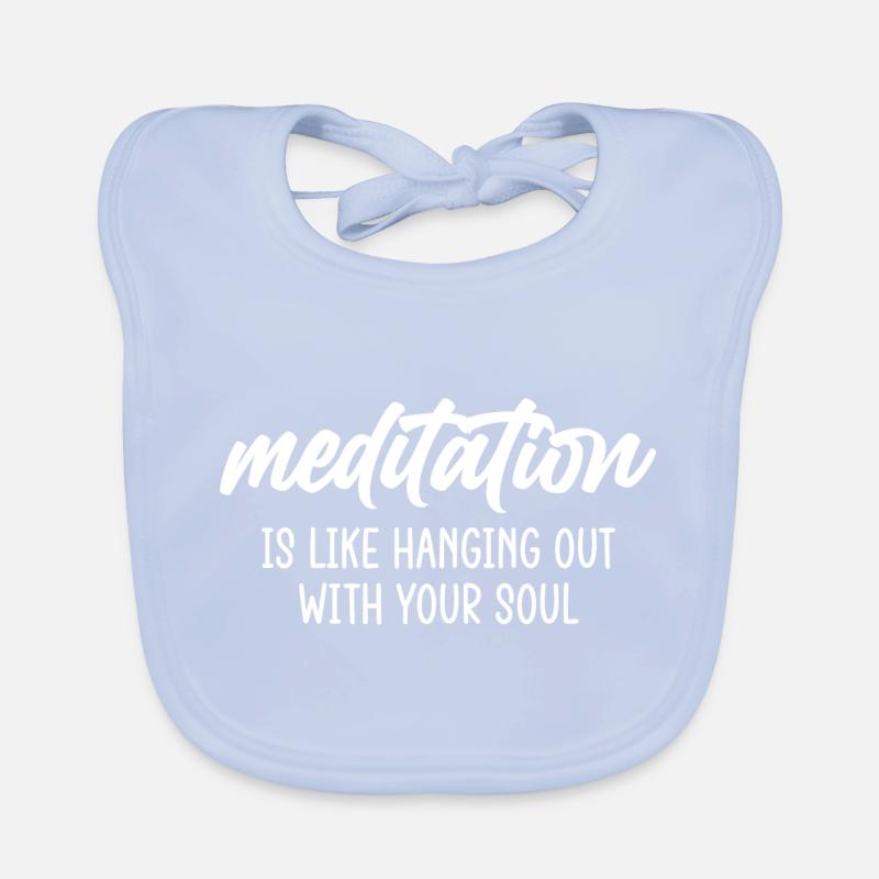 Yoga Gift for Yogis Meditation Gift Idea Om Organic Baby Bibs