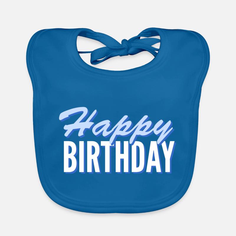 Félicitations Idée cadeau de vœux d’anniversaire Bavoir bio Bébé