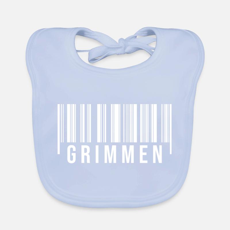 Grimmen Strichcode Baby Bio-Lätzchen