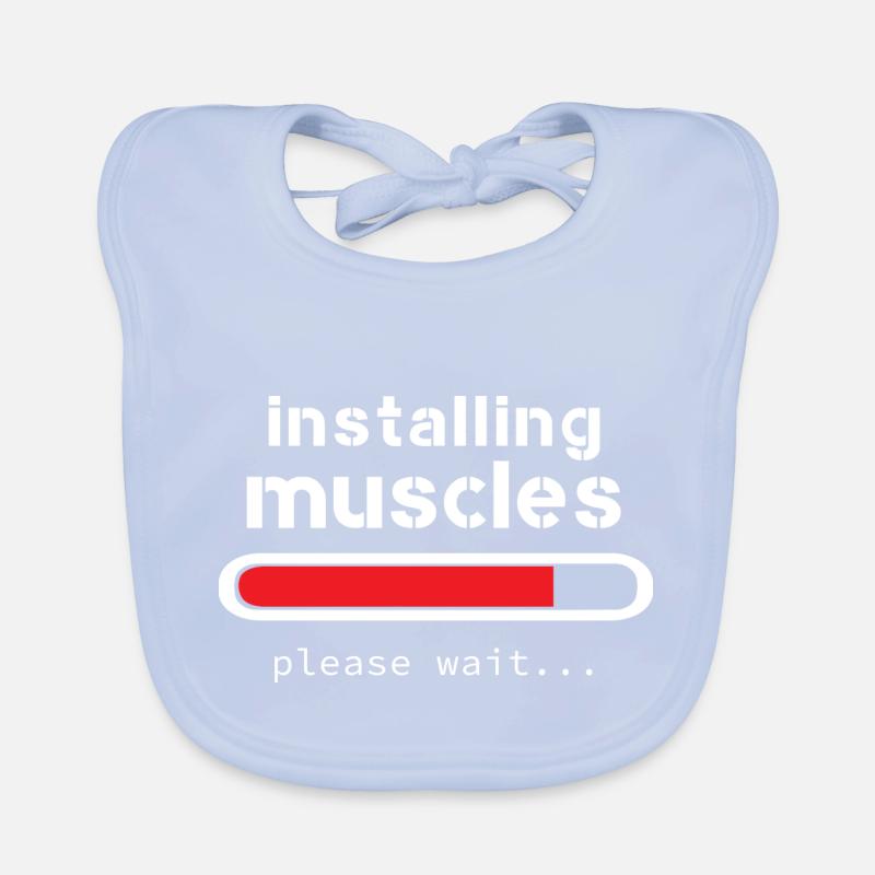 installing muscles Organic Baby Bibs