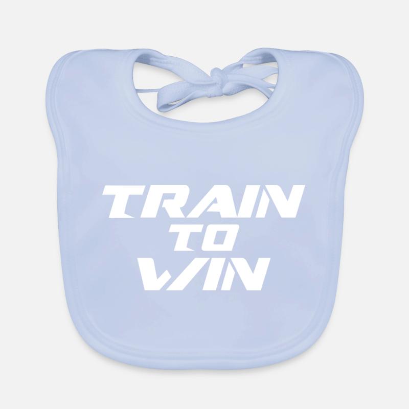DES TRAINS POUR GAGNER Bavoir bio Bébé