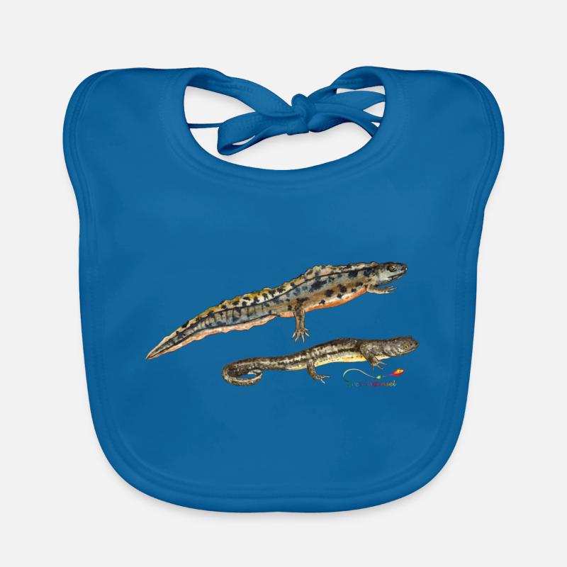 Pond Newts Organic Baby Bibs
