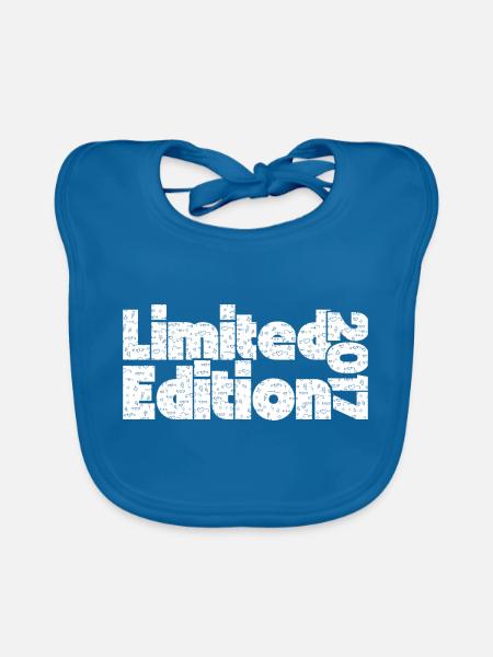 Limitierte Auflage 2017 - Baby Bio-Lätzchen - Pfauenblau