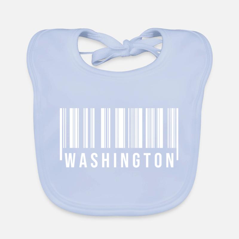 Code-barres de Washington Bavoir bio Bébé