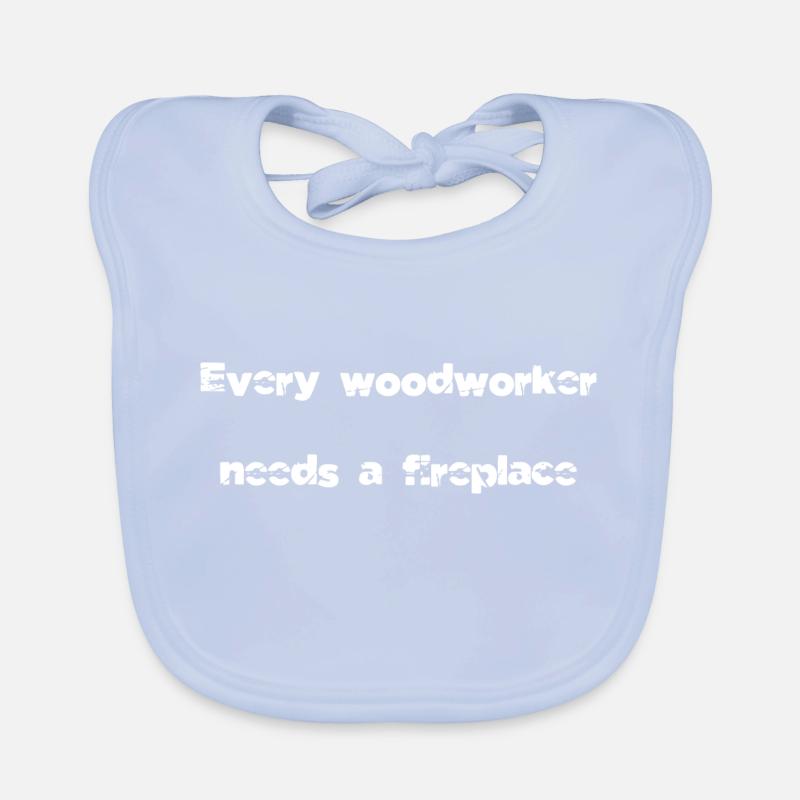 forest work apprentice carpenter plumber Organic Baby Bibs