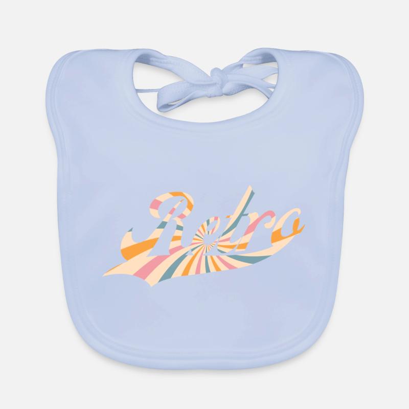 Retro-vintage gift idea Organic Baby Bibs