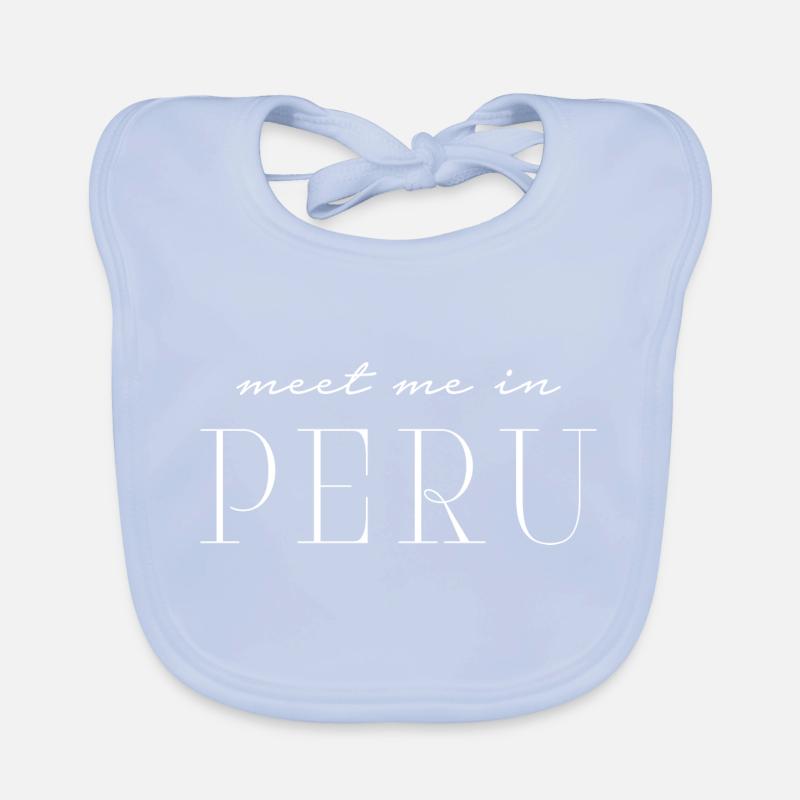 Ich liebe Peru Baby Bio-Lätzchen