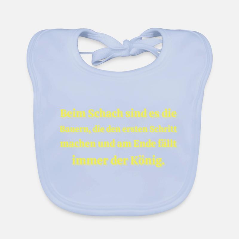 Peasant Protest King Falls Organic Baby Bibs