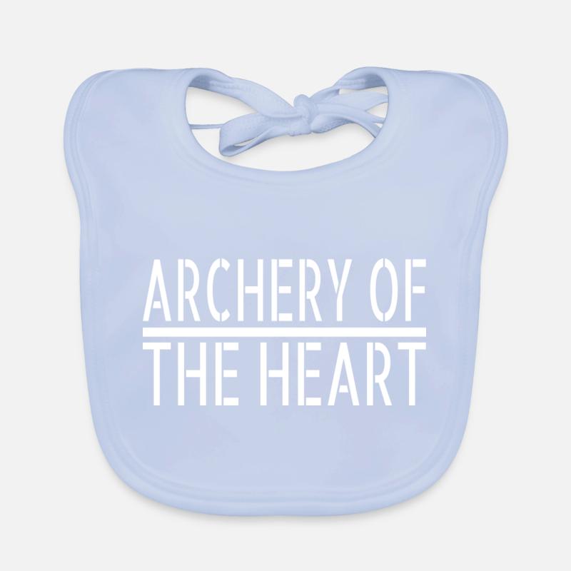 birthday present idea awesome romanticism archery Organic Baby Bibs