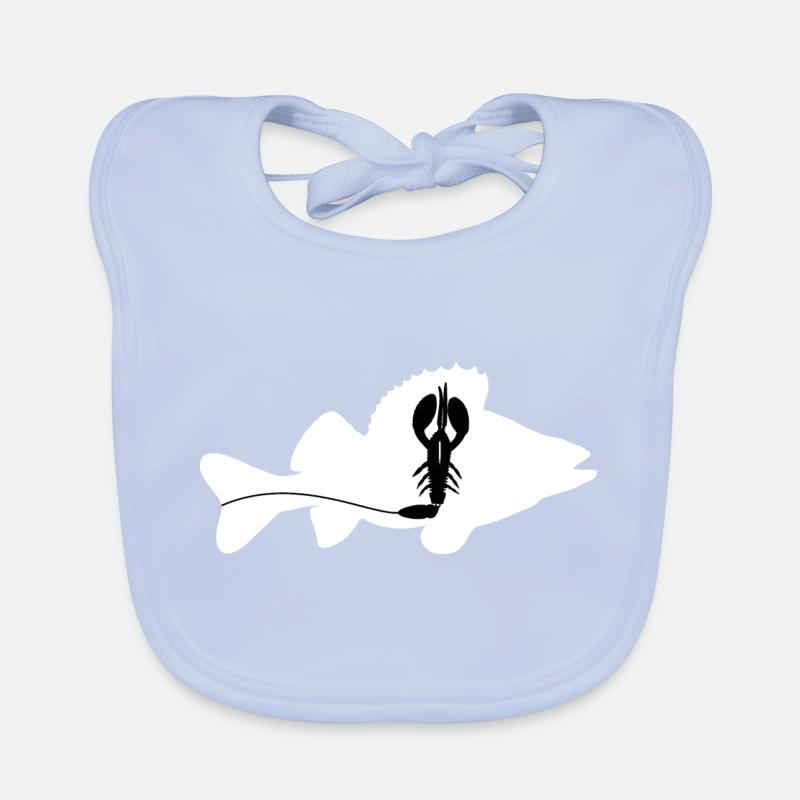 Perchoir avec appât pour créature - blanc Bavoir bio Bébé