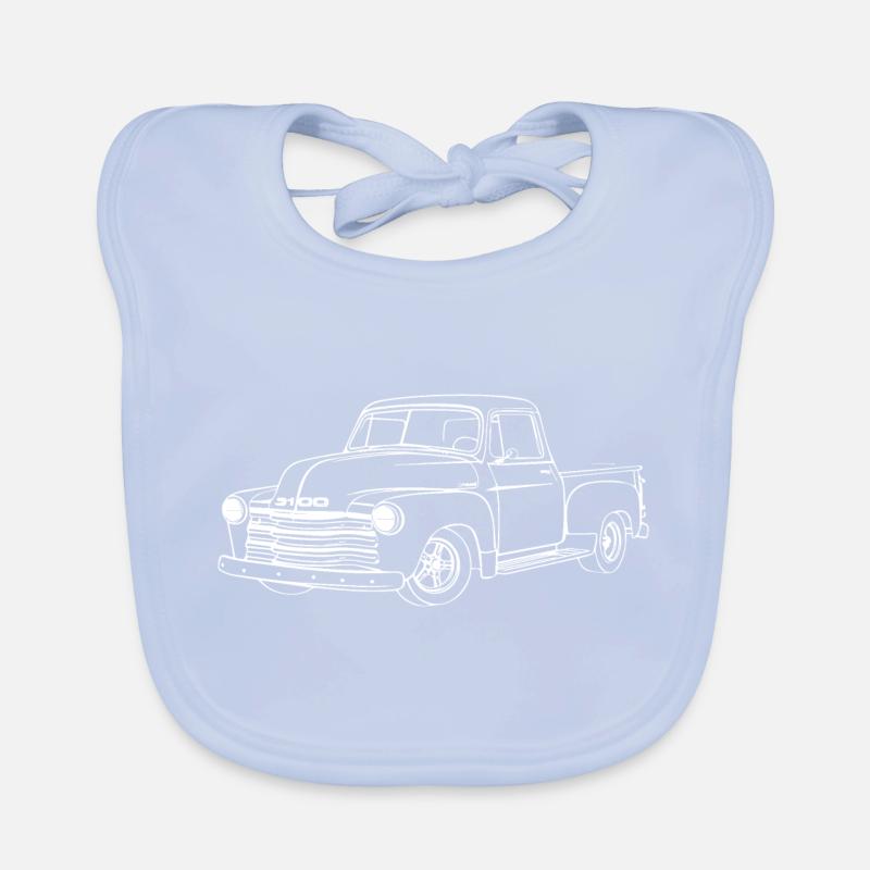1949 Chevy 3100 stepside camionnette classique Bavoir bio Bébé