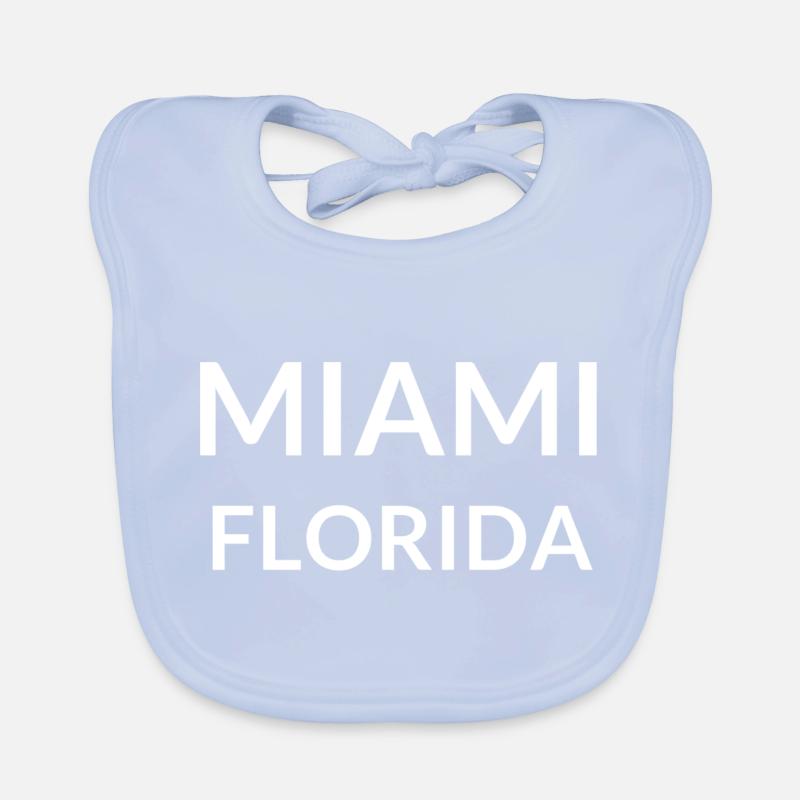Miami, Floride, États-Unis Bavoir bio Bébé