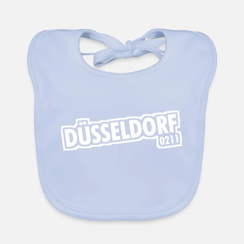Dusseldorf - 0211 - Dialling Code - NRW - Ruhrpott Organic Baby Bibs