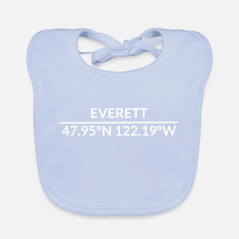 Everett, Washington, États-Unis, Coordonnées Bavoir bio Bébé