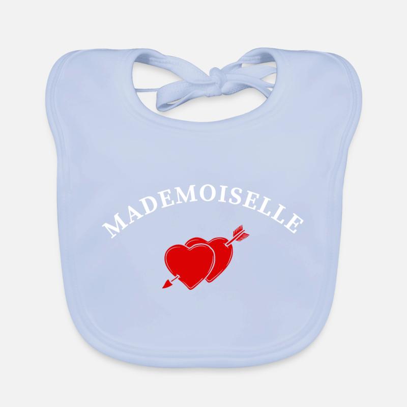 Fräulein Herzpfeil Baby Bio-Lätzchen