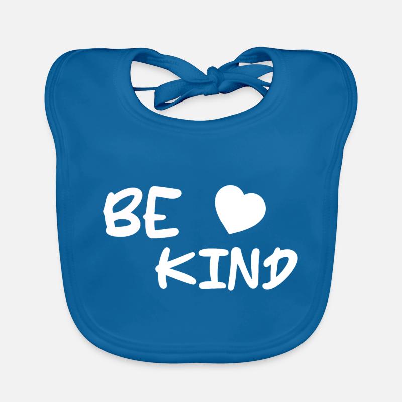 Lettrage Be Kind Bavoir bio Bébé
