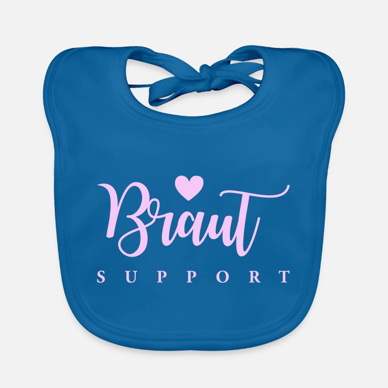 Bride Support Organic Baby Bibs