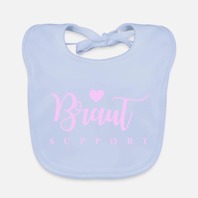 Bride Support Organic Baby Bibs
