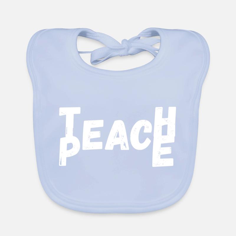 Teach Peace Organic Baby Bibs