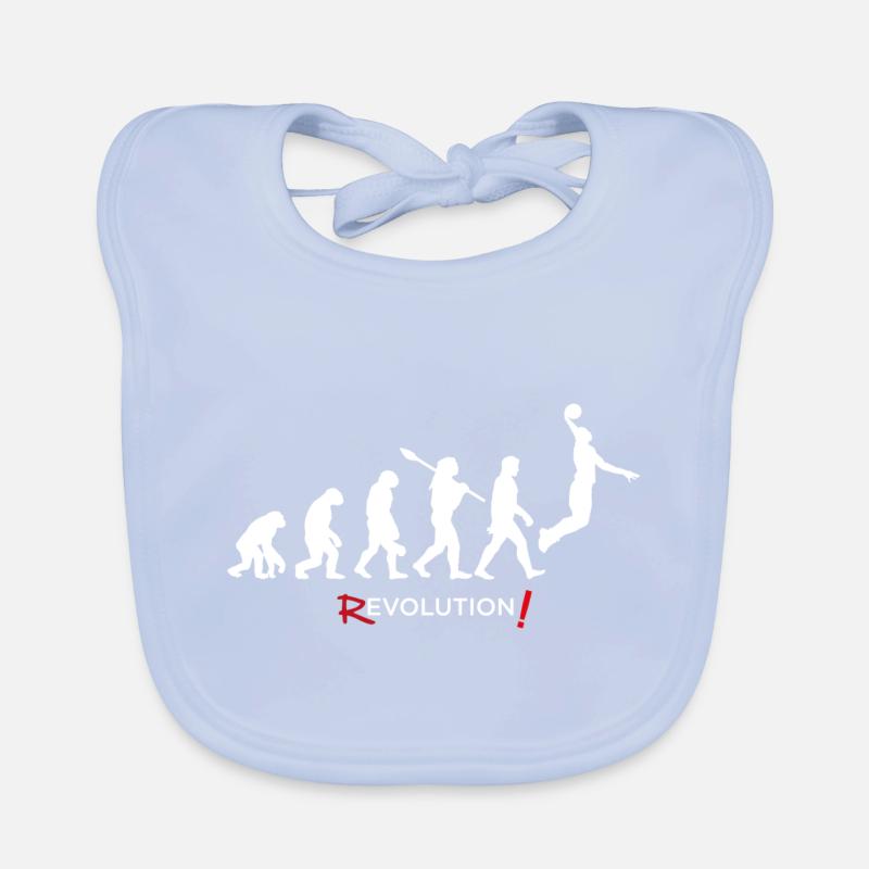 Revolution - Evolution Man with Fun Twist 2 Baby Bio-Lätzchen