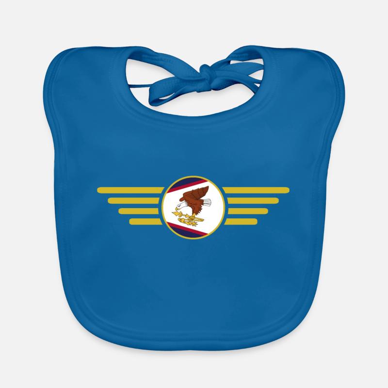 Samoa américaines, T-shirt design de style élégance Bavoir bio Bébé