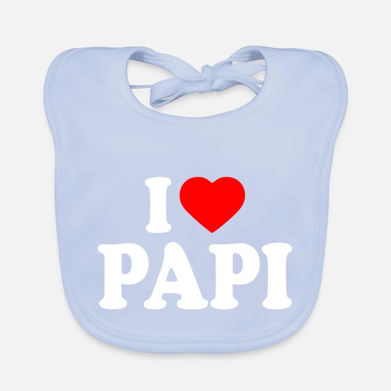 I love papi Organic Baby Bibs