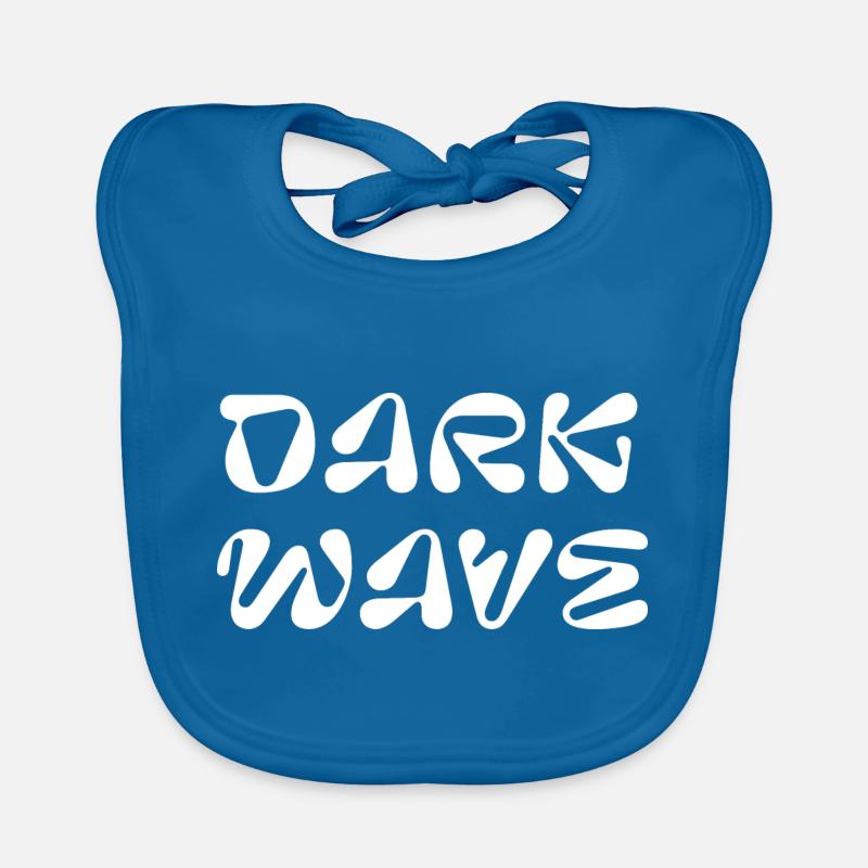 Conception du logo Dark WAVE Bavoir bio Bébé