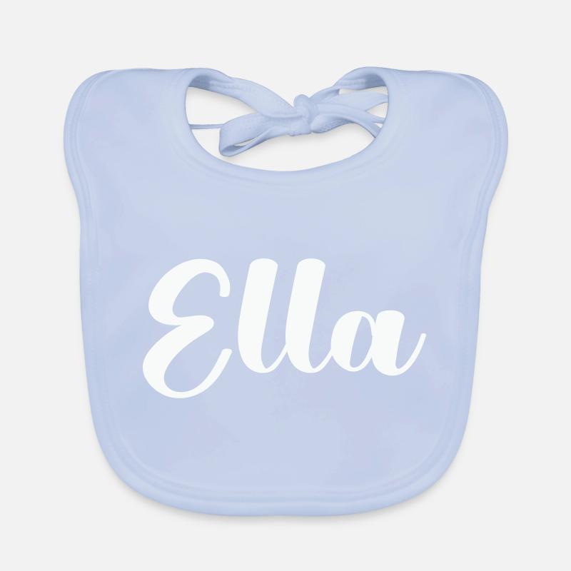 Nom d’Ella Bavoir bio Bébé